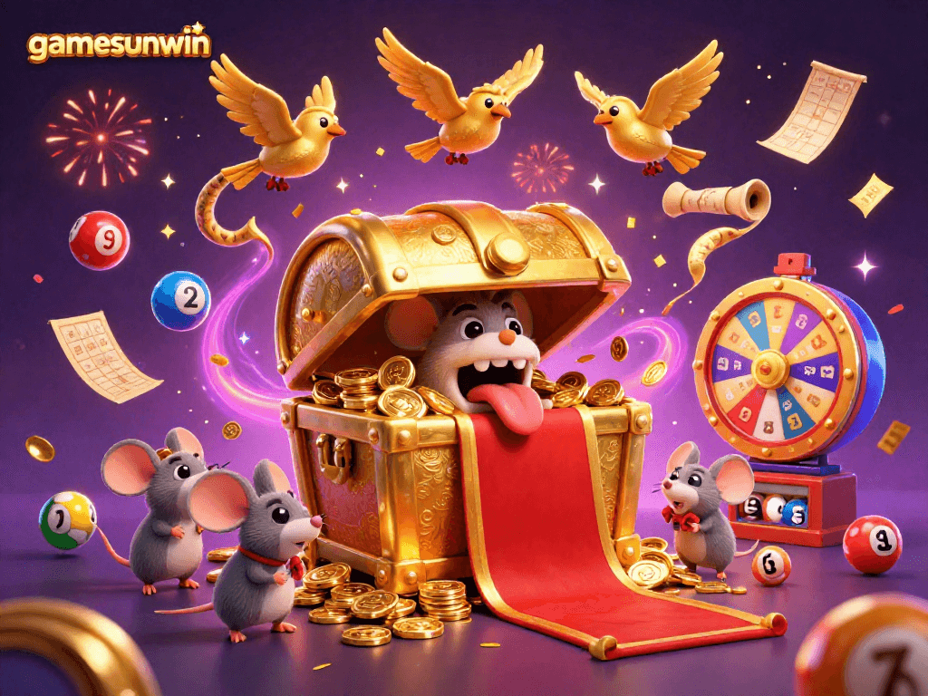 Gather treasures at gamesunwin with a colorful lottery theme and exciting game elements.